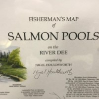 Fisherman's Map of Salmon Pools on the River Dee Compiled by Nigel Houldsworth