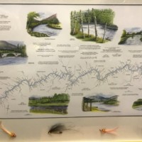 Fisherman's Map of Salmon Pools on the River Dee Compiled by Nigel Houldsworth