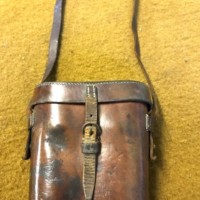 WW1 Military Binoculars Manufactured by Dollond London in a Leather Case Retailed by J Cripps London 1916, the Case is also Marked J Cubitt (presumably the owner)