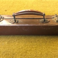 Vintage Folding Stainless Steel Music Stand with Carry Case