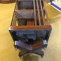 Edwardian Inlaid Mahogany Revolving Bookcase