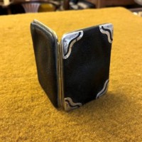 Victorian Leather Purse with Sterling Silver Mounts