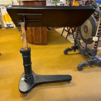 Edwardian Ebonised Adjustable Overbed / Chair Table Made by J Carter London