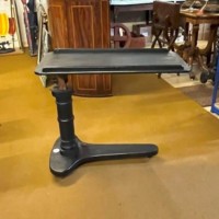 Edwardian Ebonised Adjustable Overbed / Chair Table Made by J Carter London