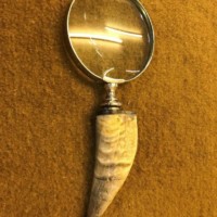 Vintage Rams Horn Handled Magnifying Glass