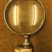 Vintage Rams Horn Handled Magnifying Glass