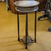 Antique Mahogany 2 Tier Jardiniere Stand