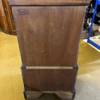 Vintage Mahogany Bevan Funnel Reprodux Chest of Drawers