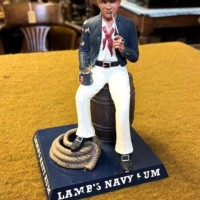 Rare Vintage Lamb's Navy Rum Advertising Figure