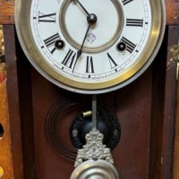 Antique American Gingerbread Clock by The Ansonia Clock Company New York