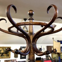 Antique Thonet Style Bentwood Coat / Hat / Stick Stand