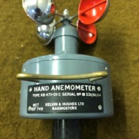 Vintage Cased Hand Held Anemometer made by Kelvin & Hughes Ltd Basingstoke