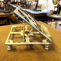 Vintage Italian Polished Brass Desk Top Bible Stand