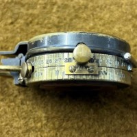 WW1 Officers Prismatic Marching Compass in Leather Case