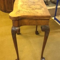 Antique Walnut Console / Card Table