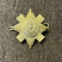 Vintage Scots Guards Cap Badge with Motto Nemo Me Impune Lacassit