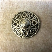 Vintage Sterling Silver Scottish Shield Brooch