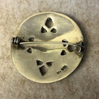 Vintage Sterling Silver Scottish Shield Brooch