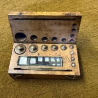 Vintage Set of Graduated Metric Weights by Thomson, Skinner & Hamilton Glasgow