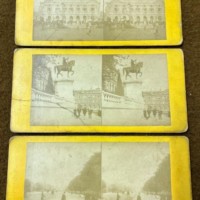 Set of 11 Paris Instantane Stereoscopic Photographs of Victorian Paris