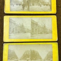 Set of 11 Paris Instantane Stereoscopic Photographs of Victorian Paris