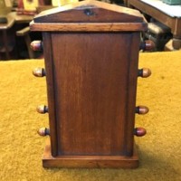 Victorian Mahogany Perpetual Desk Calendar