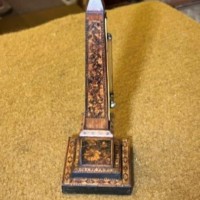 Victorian Tunbridge Ware Obelisk Thermometer