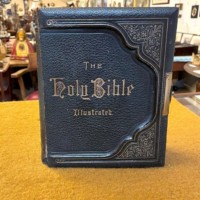 Victorian The Holy Bible Illustrated containing the Old and New Testaments