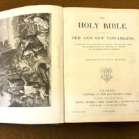 Victorian The Holy Bible Illustrated containing the Old and New Testaments