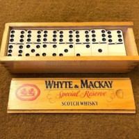 Vintage Set of Whyte & Mackay Special Reserve Scotch Whisky Dominos