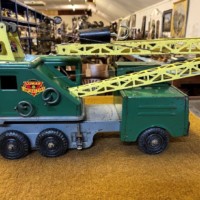 Vintage Lumar Contractors Powerhouse Tin Plate Model Crane