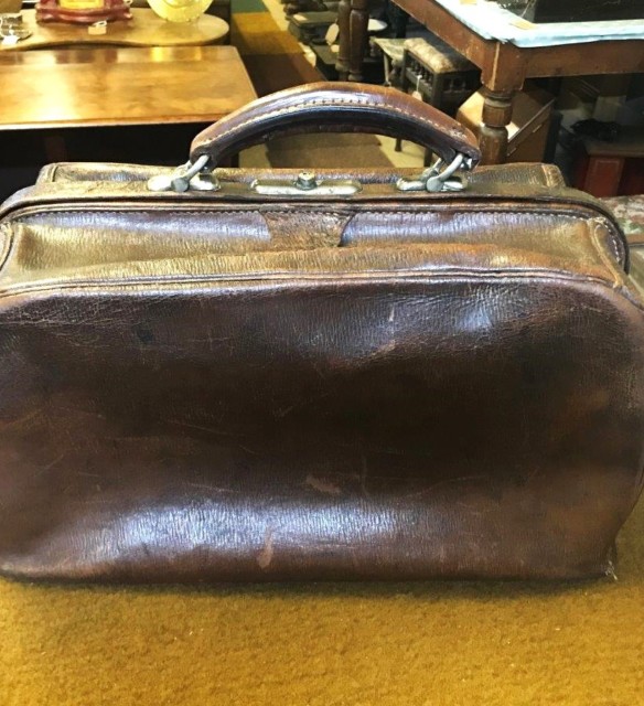 Antique Doctor's Gladstone Bag