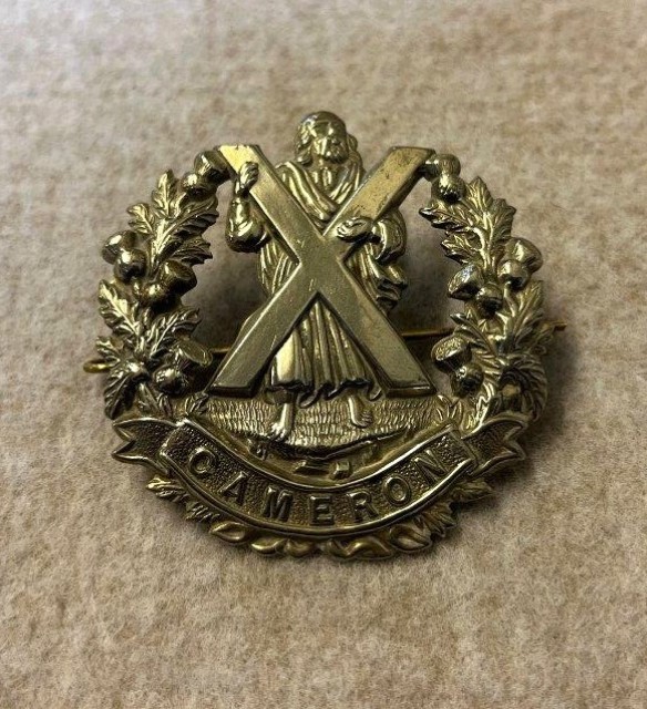 Cameron Highlanders Cap Badge