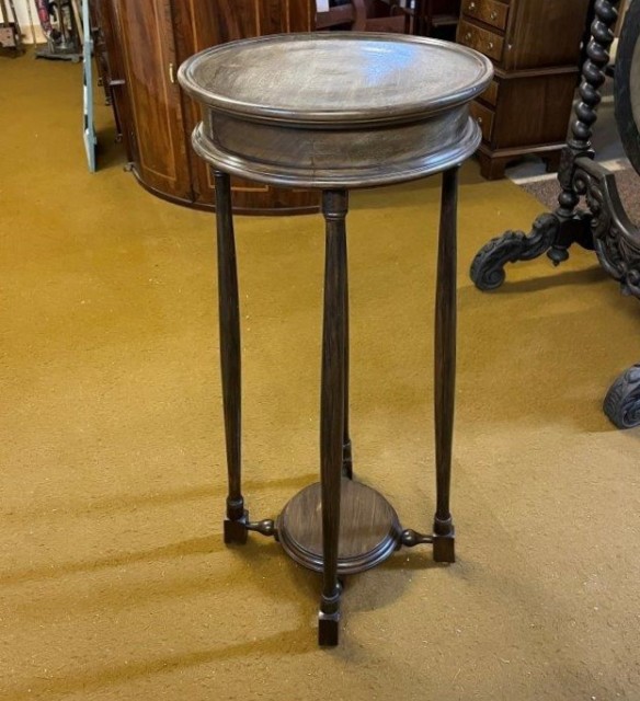 Antique Mahogany 2 Tier Jardiniere Stand