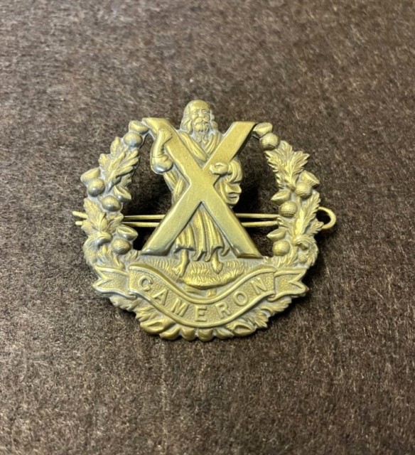 Cameron Highlanders Cap Badge