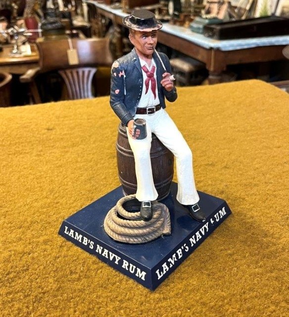 Rare Vintage Lamb's Navy Rum Advertising Figure