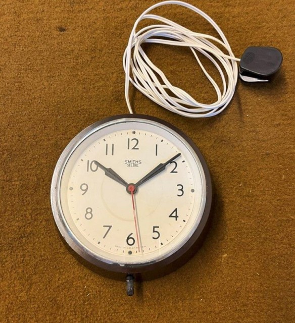 Vintage Smiths Sectric Electric Wall Clock