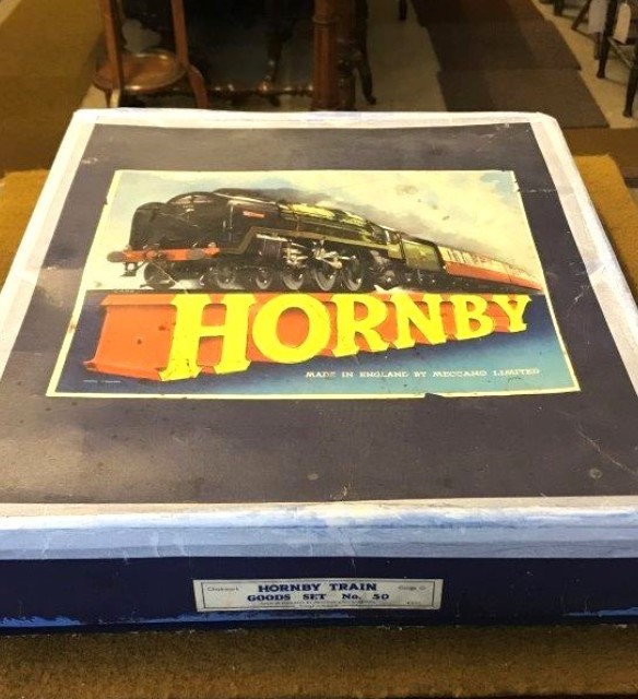 Vintage Hornby Clockwork O Gauge Train Set Goods Set No 50