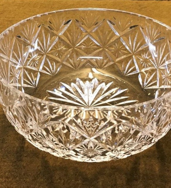 Royal Doulton Cut Glass Crystal Bowl